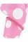 2.5" Faux Burlap Giant Polka Dot Ribbon: Light Pink & White (10 Yards)